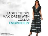 Glamorous Ladies Tie Dye Maxi Dress - Exist Inc.