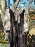 Gorgeous New Mink with indigo fox coat