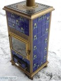 wood stove ITALIAN TILE new