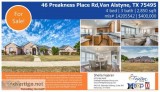 Home for Sale in Van Alstyne TX - 46 Preakness Place Road Van Al