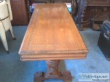 HEPPLEWHITE LIBRARY TABLE-SOLID CHERRY-EXCELLENT CONDITION