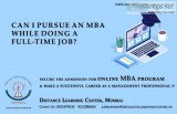 Online MBA for Working Professionals