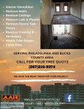 INTERIOR DEMOLITION REMOVAL&quotFREE ESTIMATES" 267-210-9374