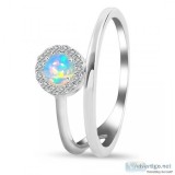 925 STERLING SILVER Opal Ring-Insight