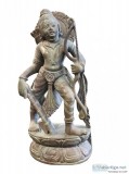 Parashu Rama Stone Statue Decorative Sculpture