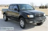 2004 Toyota Tacoma Black Pickup Truck 92712 Miles 4X4