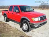 2004 Toyota Tacoma Red Pickup Truck 50041 Miles 4doors