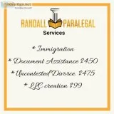 Immigration Uncontested Divorce Professional Paralegal