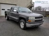 2003 Chevrolet Silverado 1500 Gray Pickup Truck 83385 Miles Auto