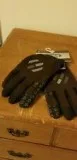 American Heritage Mens Racing Gloves BlackBrown