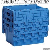Plastic packing boxes on rent in Sydney by Koala Box