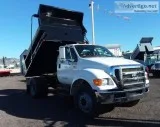 2012 FORD F750 DUMP TRUCK -- 21000 MILES
