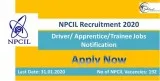 NPCIL Recruitment 2020 (402) Driver ApprenticeTrainee Jobs Notif