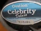 OVATION Celebrity Deluxe -Black