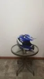 CKX Blue White  Open Face Snowmobile Helmet