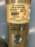Lot of 23 air packs 55 30 minute cylinders and 2 60 minute cylin