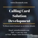 Advanced VoIP Calling Card Solution Development by Ecosmob