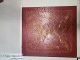 Hand tooled exquisite leather wall design