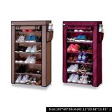 Collapsible Shoe Rack with 6 Shelves