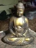 CERAMIC VERNISSAGE HAND PAINTED BUDDHA