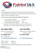 File Your Tax Return with Patriot Tax Professional - Starting fr