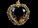 Heart Shaped Topaz Pendant - HPS Estate Jewelers