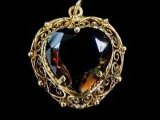 Heart Shaped Topaz Pendant - HPS Estate Jewelers