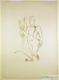 Mary Hamilton Original Lithograph by Toulouse-Lautrec