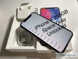 iPhone X - 256GB - UNLOCKED w free Apple case