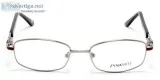 Rectangle Eyeglass for Women Grey Front with Black and Maroon Te