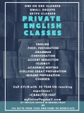 Private English classes
