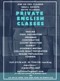 Private English classes