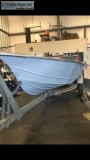 12ft Valco 1985 aluminum boat with trailer