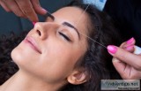 Eyebrows threading and waxing