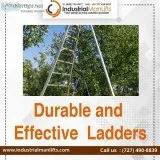 High Performance Retractable Ladder Caged Ladders and Heavy Duty
