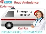 Reliable Road Ambulance Service in Koderma by Medivic Ambulance