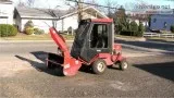 Toro Lawnmower Model 327 Groundsmaster Cab with OLATHE SnowBlowe