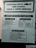Pool Service Repairs and Installation