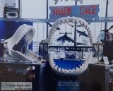 NEW 17 FT GREAT WHITE SHARK JAW FIBERGLASS REPLICA