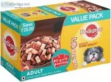 Pedigree Gravy Adult Dog Food Chicken and Liver Chunks 1.2 kg (P