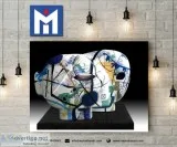 Distributing Painting by Indian Artists