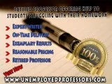 Recently unemployed professor from a top-tier university looking