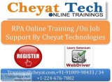 RPA online training and job support by cheyat tech