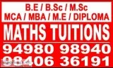 MATHS TUITION with ASSURED PASS. ANNA UNIVERSITY and SRM UNIVERS