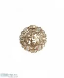 Dishis Designer Galleries Buy  Gold Plated Rose Cut Diamond Ring