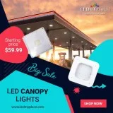 Increase The Sales At Gas Stations By LED Canopy Lights