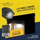 Buy LED Wall Packs With Photocell Sensor For Outdoor