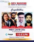 MBA course in DBGI Dehradun
