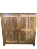 Rustic Farmhouse ArmoireBoho Eclectic Antique Armoire Hand Carve