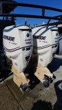 Two (2) Evinrude 20" 150hp Boat Engines